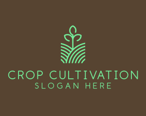 Agriculture Seedling Plant logo