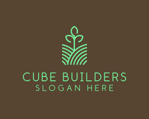 Agriculture Seedling Plant logo design