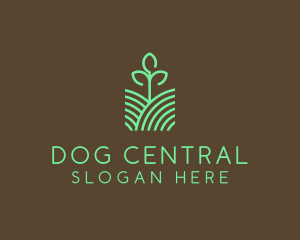 Agriculture Seedling Plant logo design