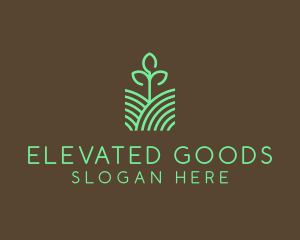 Agriculture Seedling Plant logo design