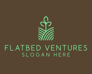 Agriculture Seedling Plant logo design