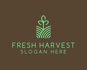 Agriculture Seedling Plant logo design