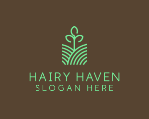 Agriculture Seedling Plant logo design