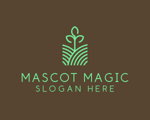 Agriculture Seedling Plant logo design