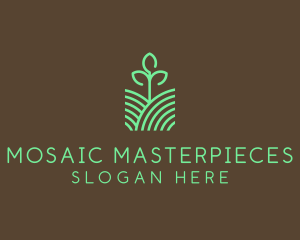 Agriculture Seedling Plant logo design