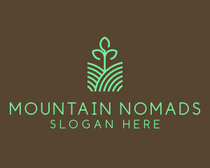 Agriculture Seedling Plant logo design