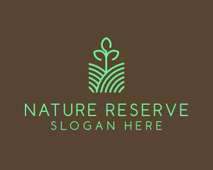 Agriculture Seedling Plant logo design