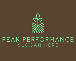 Agriculture Seedling Plant logo design