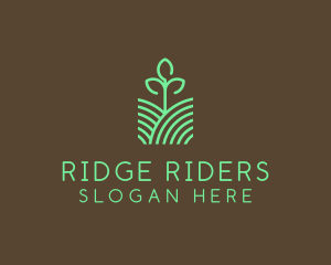 Agriculture Seedling Plant logo design