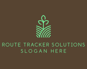 Agriculture Seedling Plant logo design