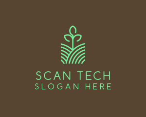 Agriculture Seedling Plant logo design