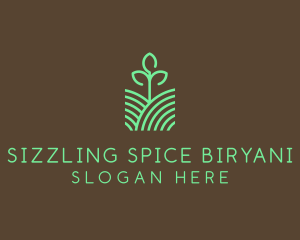 Agriculture Seedling Plant logo design