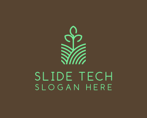 Agriculture Seedling Plant logo design