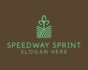 Agriculture Seedling Plant logo design