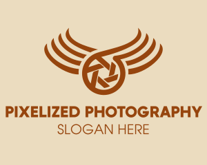 Soccer Ball Wing Shutter logo design