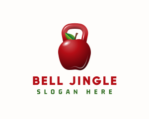 Apple Kettle Bell Fitness logo design