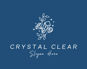 Sparkling Crystal Gem  logo design