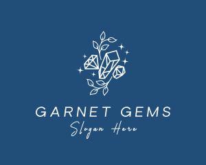 Sparkling Crystal Gem  logo design