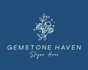 Sparkling Crystal Gem  logo design