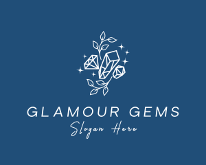 Sparkling Crystal Gem  logo design