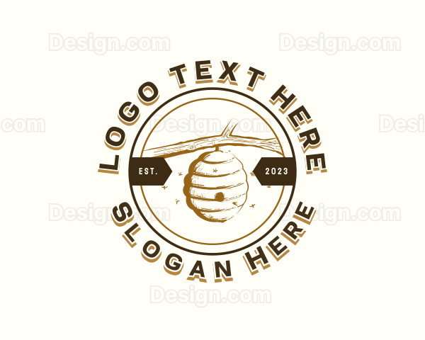 Beehive Honey Apiary Logo