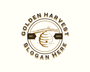 Beehive Honey Apiary logo design