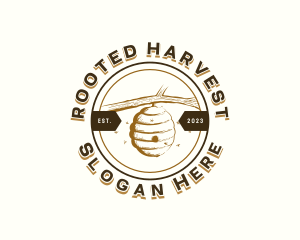 Beehive Honey Apiary logo design