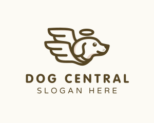 Pet Dog Wings logo design