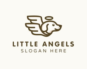 Pet Dog Wings logo design