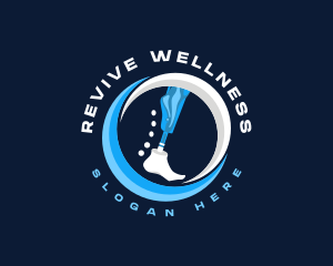 Prosthetic Leg Therapy logo design