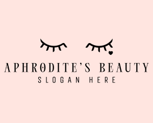 Feminine Eyelash Beauty  logo design