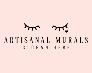 Feminine Eyelash Beauty  logo design