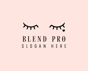 Feminine Eyelash Beauty  logo design