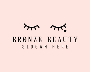 Feminine Eyelash Beauty  logo design