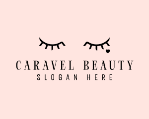 Feminine Eyelash Beauty  logo design