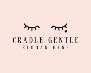 Feminine Eyelash Beauty  logo design