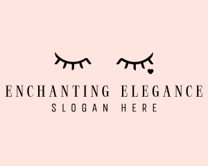 Feminine Eyelash Beauty  logo design