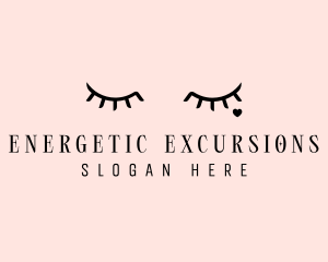 Feminine Eyelash Beauty  logo design