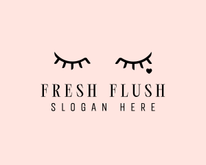 Feminine Eyelash Beauty  logo design