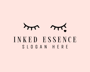 Feminine Eyelash Beauty  logo design