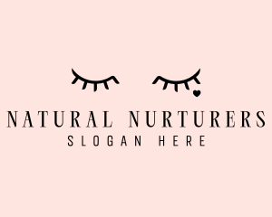 Feminine Eyelash Beauty  logo design