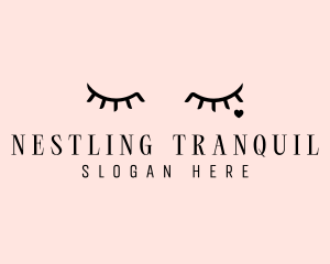 Feminine Eyelash Beauty  logo design