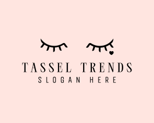 Feminine Eyelash Beauty  logo design