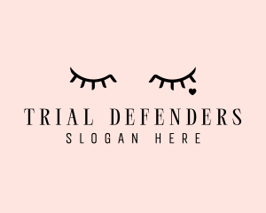 Feminine Eyelash Beauty  logo design