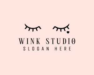 Feminine Eyelash Beauty  logo design