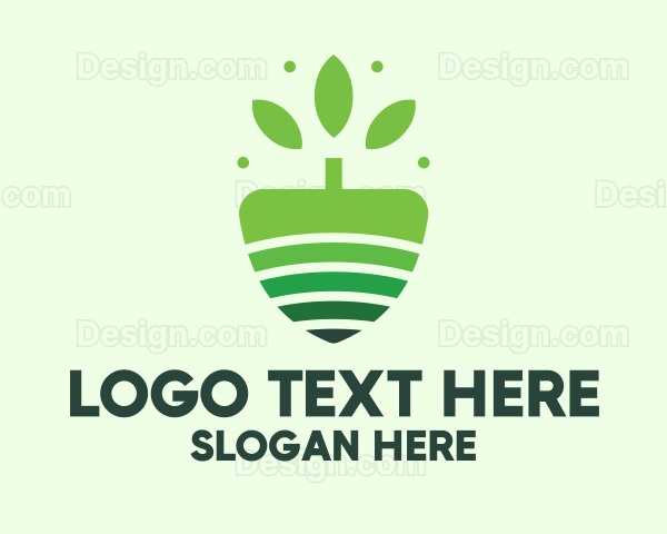 Organic Farm Tree Logo