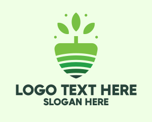 Organic Farm Tree logo