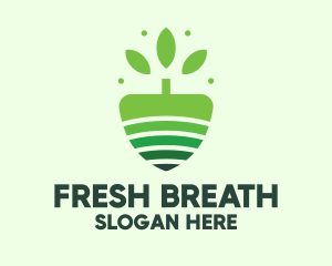 Organic Farm Tree logo design