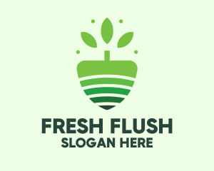 Organic Farm Tree logo design