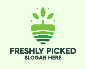 Organic Farm Tree logo design